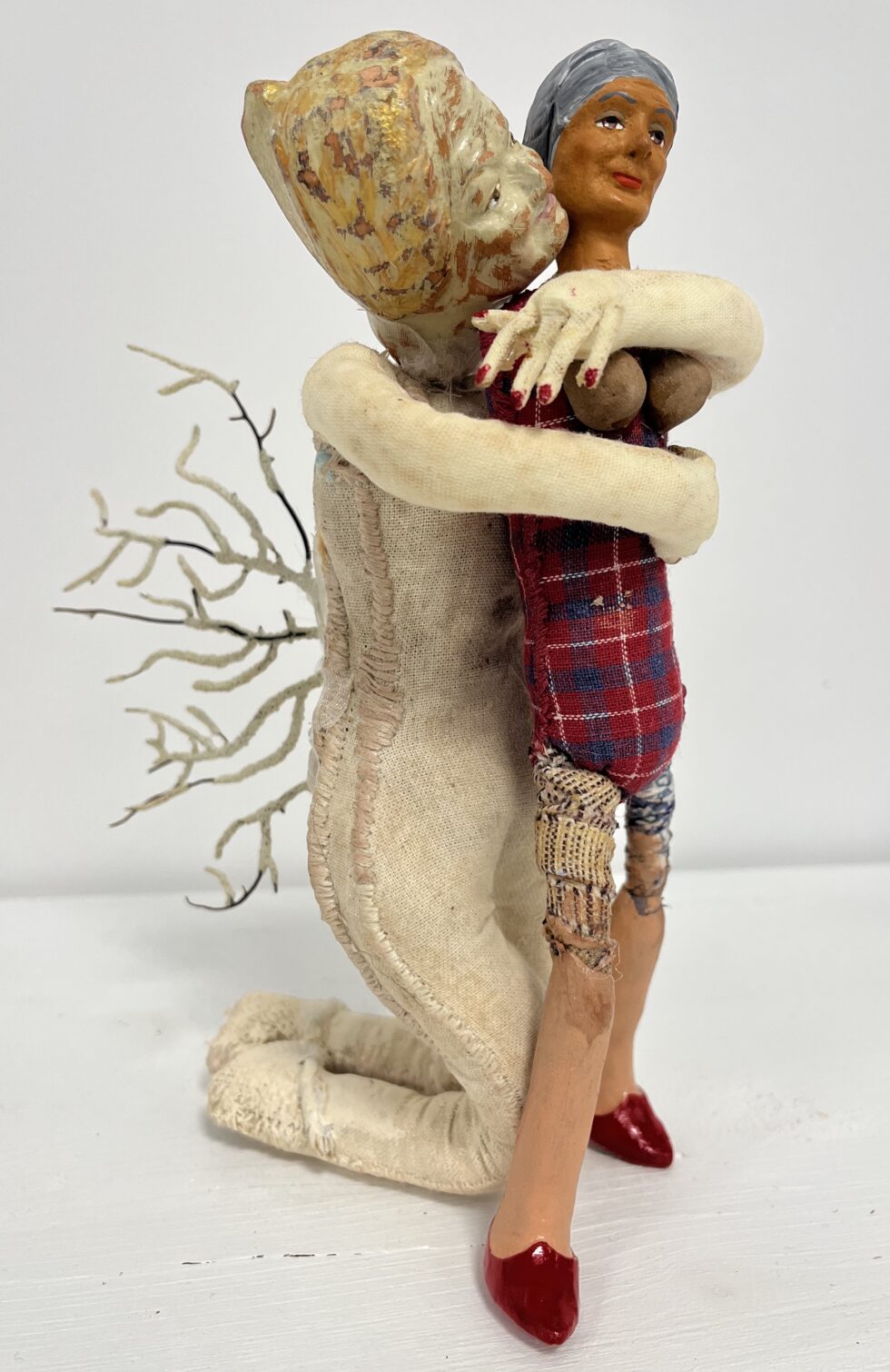 Les inséparables sculpture melodie lutton